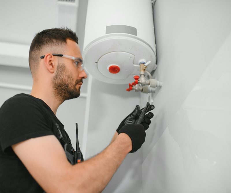 Repair of a gas boiler